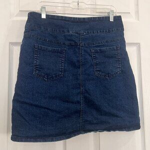 Blair Denim Pull-On Skort Blue Size 14P Petite Elastic Waist Pockets